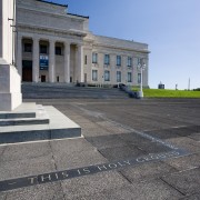 A view of some Basalt pavers from Trethewey architecture, asphalt, building, daytime, estate, facade, house, landmark, line, residential area, road surface, sky, structure, gray, teal