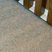 A view of the Quartz stone  flooring floor, flooring, line, road surface, wood, gray, brown