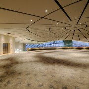 A view of the Auckland Museum. - A architecture, ceiling, daylighting, floor, flooring, light, sky, structure, tourist attraction, wood, brown