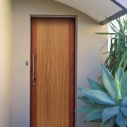 A view of a door from William Russell architecture, door, home, house, real estate, gray