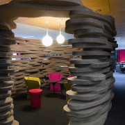 A view of the think tank featuring recycled interior design, tourist attraction, black