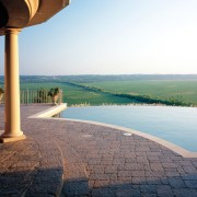 A view of these outdoor entertainment areas featuring cloud, estate, horizon, property, real estate, sea, sky, vacation, water, white