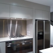 Gas hob paired with a CK2000 Power Rangehood cabinetry, countertop, cuisine classique, home appliance, interior design, kitchen, kitchen stove, major appliance, gray, black