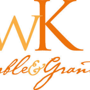 A view of some kitchen benchtops by WK area, clip art, font, graphics, line, logo, orange, text, white