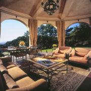 an exterior view of this Medtiranean style home estate, home, interior design, living room, property, real estate, room, black