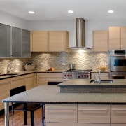 A view of these kitchen designed by Kinsley cabinetry, countertop, cuisine classique, interior design, kitchen, room, gray