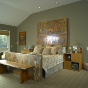 A view of the master bathroom featuring pearwood bedroom, ceiling, floor, home, interior design, living room, real estate, room, wall, brown