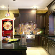 A view of these kitchens designed by Advance cabinetry, countertop, cuisine classique, interior design, kitchen, room, brown