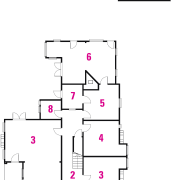 A view of a plan of the home angle, area, design, diagram, drawing, font, line, plot, product, product design, text, white