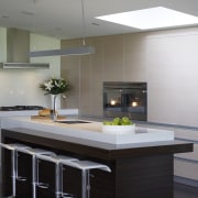 View of kitchen designed by Yellowfox. - View cabinetry, countertop, cuisine classique, interior design, kitchen, gray