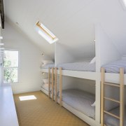 view of bunkroom, wallcoverings, white walls, bunkbeds, windows, apartment, architecture, bedroom, ceiling, daylighting, floor, home, house, interior design, loft, real estate, room, gray