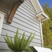View of Artisan by James Hardie - View agave, architecture, daylighting, facade, home, house, plant, property, real estate, roof, shade, siding, wall, window, gray