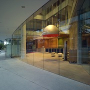 18 Marcus Clarke frameless glass facade - 18 architecture, building, facade, glass, real estate, window, gray