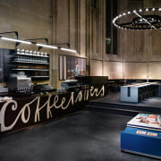 The Selexyz Dominicanen bookstore, in Maastricht is housed interior design, black