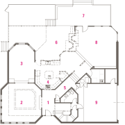 Before and after architectual plans. - Before and area, design, diagram, drawing, floor plan, line, plan, product design, white