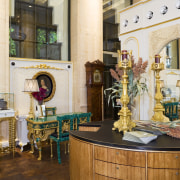 Interior view of Fairfax and Roberts featuring lighting, furniture, interior design, white, brown