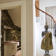 View of home by interior designer Cameron Kimber. floor, flooring, home, interior design, brown