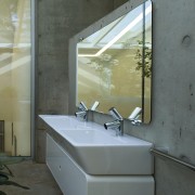 Image of the Alessi Dot range from Chesters architecture, bathroom, daylighting, interior design, sink, gray