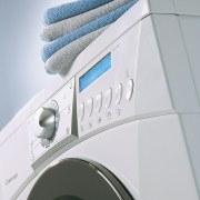 Kleenmaid's commercial-grade Large Capcity Washer is a durable laundry, major appliance, product, product design, washing machine, white, gray