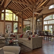 View of the lounge area showing the windows ceiling, estate, interior design, living room, lobby, real estate, brown