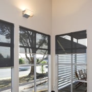 Image of student building designed by Design 89 architecture, ceiling, daylighting, door, home, house, interior design, real estate, window, window covering, gray