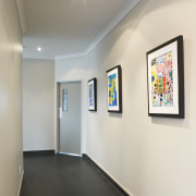 At the Eastgate Centre, muted colours were selected art gallery, ceiling, daylighting, exhibition, floor, interior design, real estate, room, gray, white