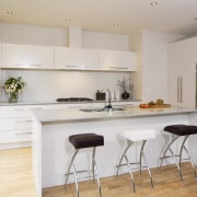 The E:Line range of appliances from electrolux combines cabinetry, countertop, cuisine classique, interior design, kitchen, real estate, room, gray