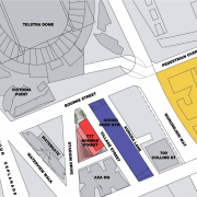 737 Bourke Street is a new development by area, design, diagram, font, line, pattern, plan, product, product design, text, white