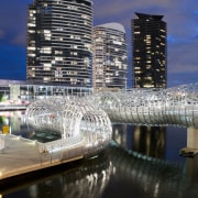 Mirvac has already constructed five towers on its architecture, building, city, cityscape, condominium, daytime, downtown, evening, landmark, metropolis, metropolitan area, mixed use, night, reflection, residential area, sky, skyline, skyscraper, tower block, urban area, water, black