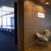 Interior view of the Electrolux Home Products head architecture, ceiling, floor, flooring, furniture, interior design, wall, brown