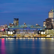 Clipsal's C-Bus lighting control systems and home automation city, cityscape, daytime, downtown, dusk, evening, horizon, landmark, metropolis, metropolitan area, night, reflection, river, sky, skyline, skyscraper, tourist attraction, tower block, urban area, blue