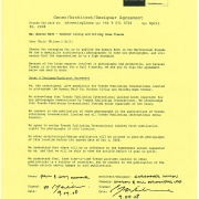 Owner/architect agreement. - Owner/architect agreement. - area | area, document, font, line, paper, text, yellow, yellow