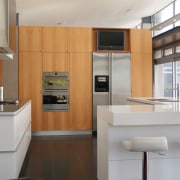 Smegs DO81CSS stainless steel double oven is built cabinetry, countertop, cuisine classique, home appliance, interior design, kitchen, real estate, gray