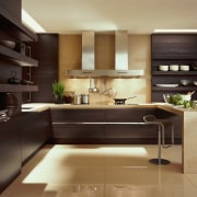 SieMatic has been creating kitchens since 1929. These cabinetry, countertop, cuisine classique, interior design, kitchen, under cabinet lighting, black