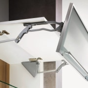 Hettich fittings combine contemporary technological advances with an furniture, lighting, product design, white