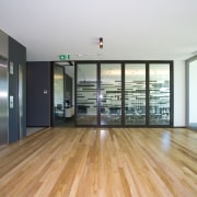 View of the Abigroup offices which features blackbutt apartment, floor, flooring, hardwood, house, interior design, laminate flooring, loft, property, real estate, wood, wood flooring, white