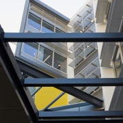 Image of the Centenary Square offices in Brisbane angle, architecture, balcony, building, daylighting, facade, glass, house, structure, window, black