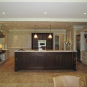 Image of a kitchen from Clive Christian which cabinetry, ceiling, countertop, cuisine classique, floor, flooring, hardwood, interior design, kitchen, laminate flooring, real estate, room, wood flooring, brown, gray