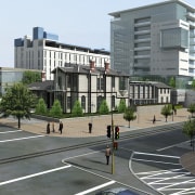 Architectural Designer Steve Humpherson of Sorted Architecture, Wanaka, apartment, architecture, building, campus, city, commercial building, condominium, corporate headquarters, metropolitan area, mixed use, neighbourhood, plaza, real estate, residential area, urban design, gray, white