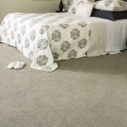 Feltex Carpets Classic Cayenne in colour Grey Modd bed, bed frame, bed sheet, bedding, bedroom, carpet, cushion, duvet cover, floor, flooring, furniture, laminate flooring, linens, mattress, textile, wood flooring, gray
