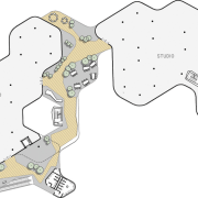 Floor plans for the Scape Youth Park. - angle, area, line, product, product design, white
