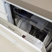 Image of Dishwasher which  offers four star home appliance, kitchen appliance, major appliance, product, product design, gray