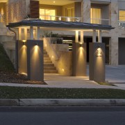 Hope style apartments located in Wahroonga on Sydney's architecture, facade, house, lighting, black