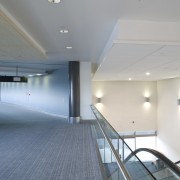 Images of the new ceilings at Auckland International architecture, ceiling, daylighting, floor, glass, interior design, leisure centre, real estate, structure, gray