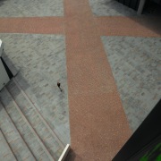 Image featuring paving done by Sam the Paving angle, daylighting, floor, flooring, hardwood, line, road surface, tile, wall, wood, gray, brown