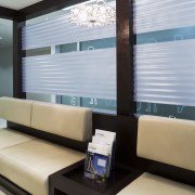 Harry Poulos Architecture created the interiors of the interior design, window, window covering, yacht, black, gray