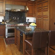 Image of kitchen designed by Standards of Excellence. cabinetry, countertop, cuisine classique, floor, flooring, hardwood, home, interior design, kitchen, room, wood, wood flooring, brown