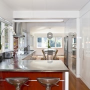 view of a kitchen designed and manufactured by countertop, home, interior design, kitchen, property, real estate, room, white