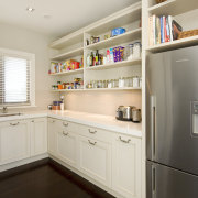Image of the kitchen designed by Fyfe kitchens cabinetry, countertop, cuisine classique, home appliance, interior design, kitchen, room, gray