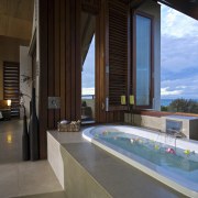 View of the master suite with bathtub, kwila estate, interior design, property, real estate, resort, room, suite, swimming pool, black